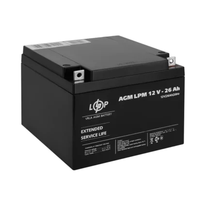 Акумулятор AGM LPM 12V - 26 Ah