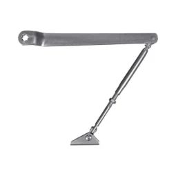 Коліно для доводчиків Dortec DT65ARM Silver з фіксацією дверей у відчиненому положенні