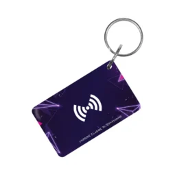 Ключ-брелок EM-Marine+Mifare Trinix Proximity-key EM+MF epoxy прямокутний 30*50 мм фіолетовий