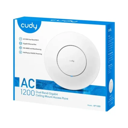 Точка доступу WiFi 5 Cudy AP1300 з підтримкою Mesh дводіапазонна гігабітна