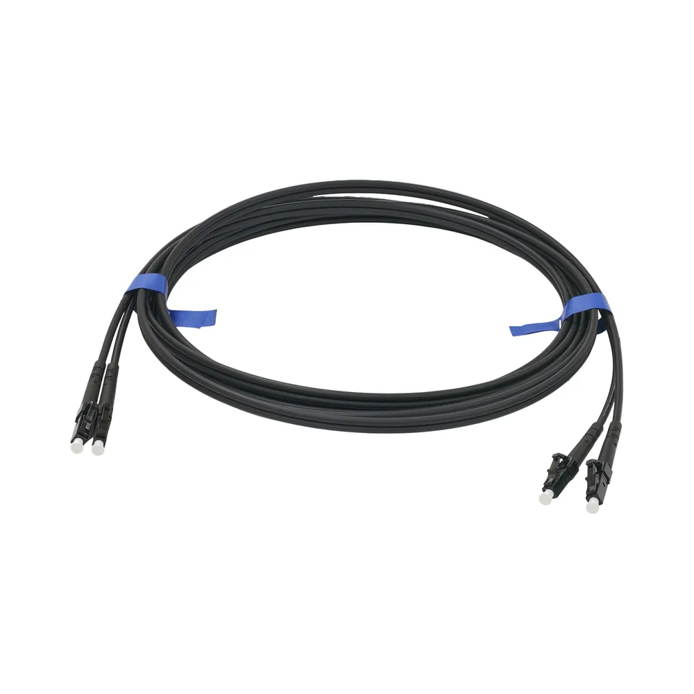 Патчкорд LC/UPC-LC/UPC MM (G50-OM3) 0.5м чорний Duplex Патчкорд LC/UPC-LC/UPC MM (G50-OM3) 0.5м чорний Duplex