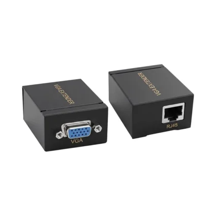 Подовжувач відеосигналу VGA 60m NVC RJ45 to VGA Cat5e Cat6 - Зображення 2