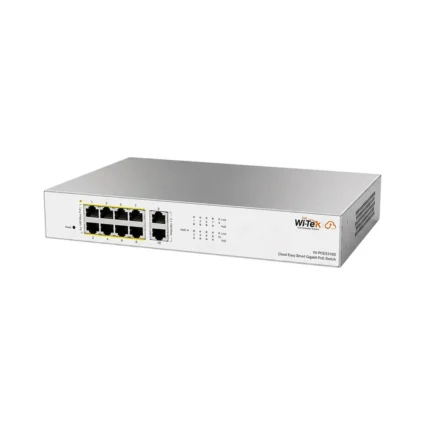 PoE-комутатор 10-портовий керований Wi-Tek WI-PCES310G гігабітний 8x1000Mbps PoE+