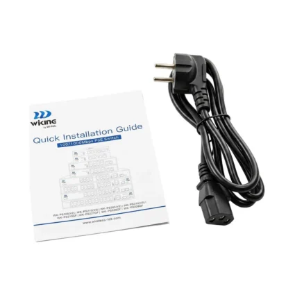 PoE-комутатор 10-портовий некерований Wiking WK-PS210 V2, 8x100Mbps PoE, 2x100Mbps Uplink, 76W - Зображення 9