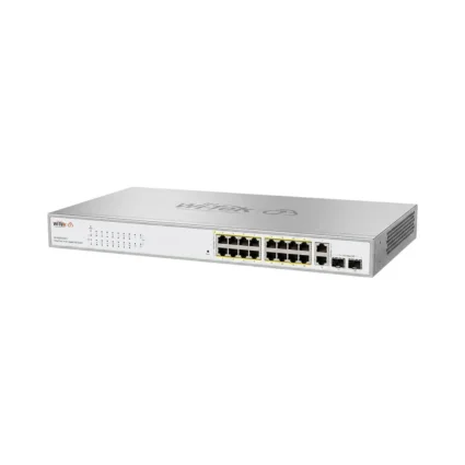 PoE-комутатор 20-портовий керований Wi-Tek WI-PCES320GFH гігабітний 16x1000Mbps PoE+