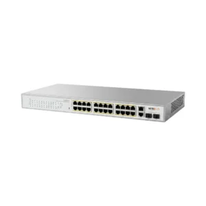 PoE-комутатор 28-портовий керований Wi-Tek WI-PCES328GFH гігабітний 24x1000Mbps PoE+