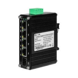 PoE-комутатор 5-портовий E-LINK LNK-IMC104GP-SFP IN 12-48V