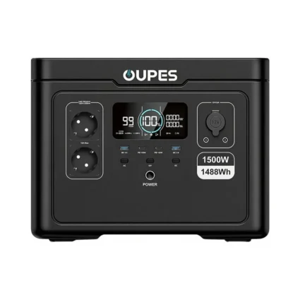 Портативна зарядна станція OUPES S015 (Exodus 1500) 1500W 1488Wh LiFePO4 - Зображення 2