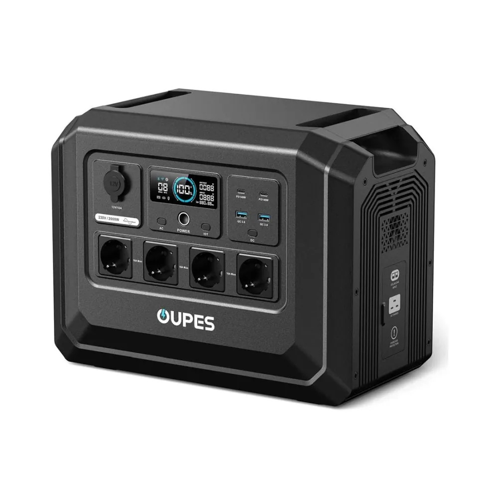 Портативна зарядна станція OUPES S1 Lite (Mega 1 Lite) 2000W 1024Wh LiFePO4 Портативна зарядна станція OUPES S1 Lite (Mega 1 Lite) 2000W 1024Wh LiFePO4