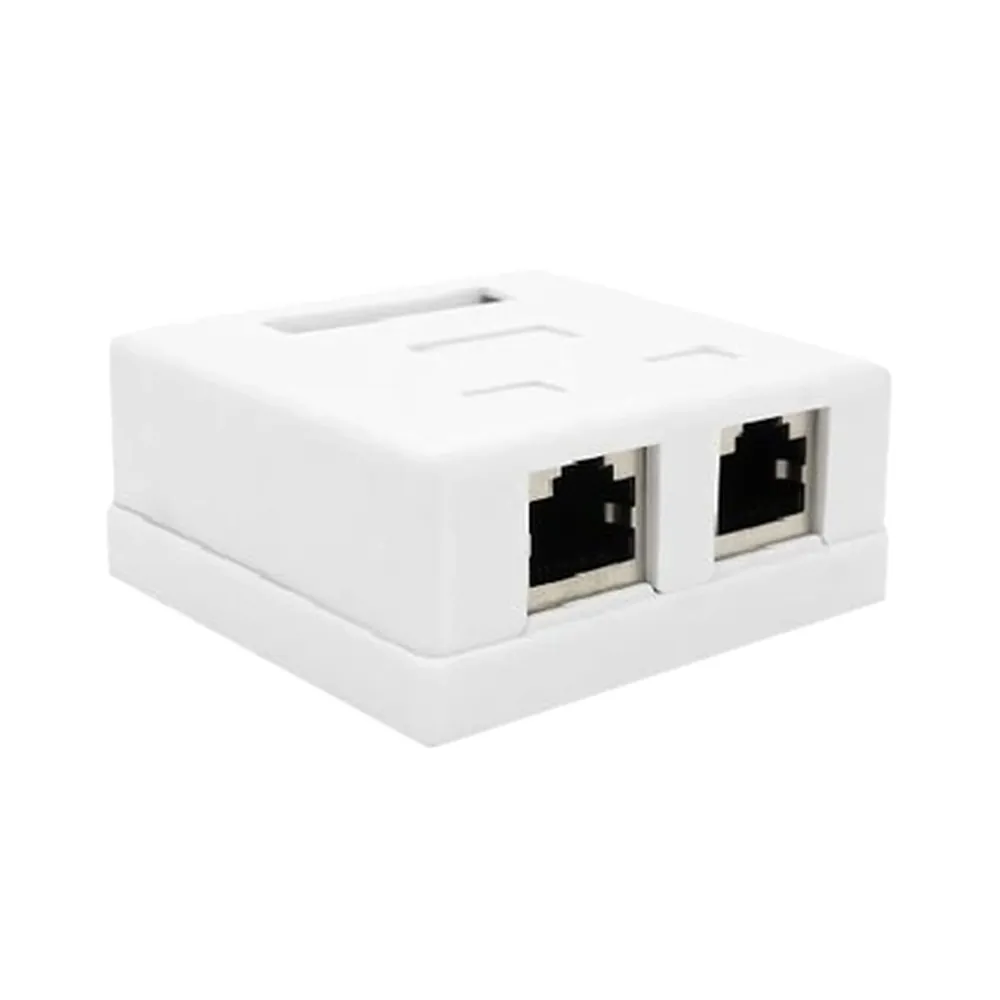 RITAR FTP 8P8C RJ45 2 порт Cat-5 Розетка комп'ютерна RITAR FTP 8P8C RJ45 2 порт Cat-5 Розетка комп'ютерна