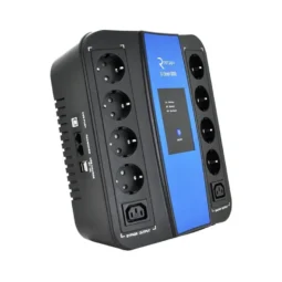 Ritar U-Smart-1000 600 Вт AVR 8xSCHUKO RJ45 Джерело безперебійного живлення