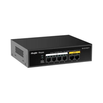 Ruijie Reyee RG-ES106F-P PoE Комутатор 6 портів некерований