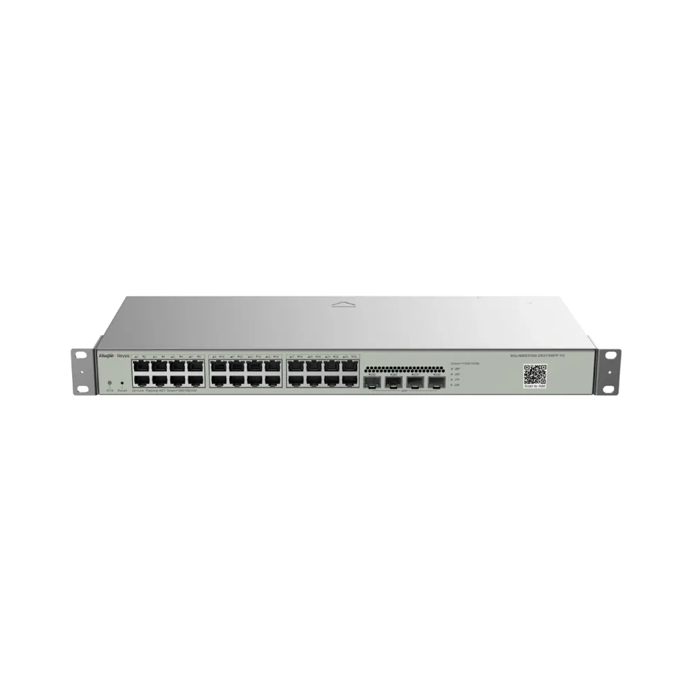 Ruijie Reyee RG-NBS3100-24GT4SFP-V2 L2 Комутатор 24 порти керований Ruijie Reyee RG-NBS3100-24GT4SFP-V2 L2 Комутатор 24 порти керований