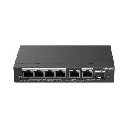Ruijie RG-ES206GS-P PoE Комутатор 6 портів керований