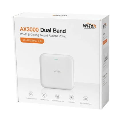 Точка доступу WiFi 6 Wi-Tek WI-AP219AX-Lite V2 дводіапазонна гігабітна - Зображення 7