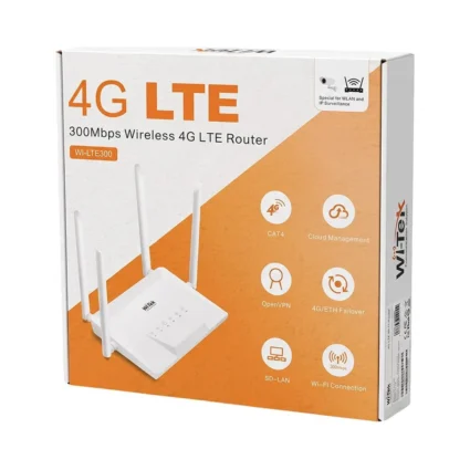 WiFi 4G LTE-маршрутизатор Wi-Tek WI-LTE300 V2 - Зображення 7