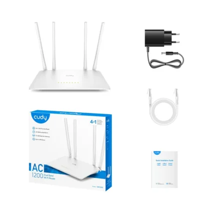 WiFi 5 маршрутизатор Cudy WR1200 дводіапазонний AC1200 - Зображення 6