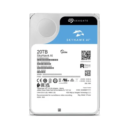 Жорсткий диск 20TB Seagate SkyHawk AI ST20000VE003 для відеоспостереження - Зображення 5